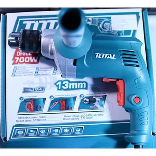 Máy khoan điện 13mm total td207131e máy khoan sắt 700w total