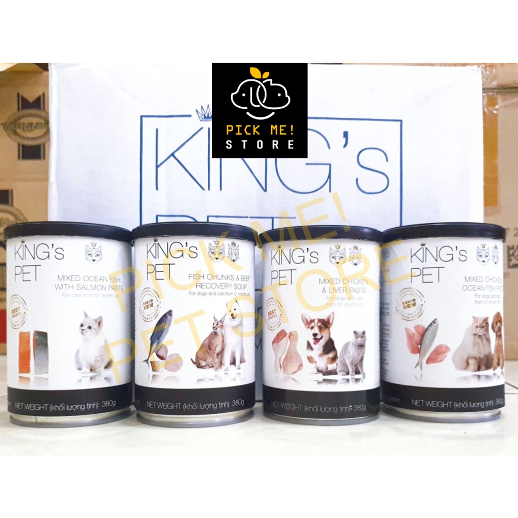 Pate Lon King's Pet Kingpet (380gr) -  King Pet Cho Chó Mèo