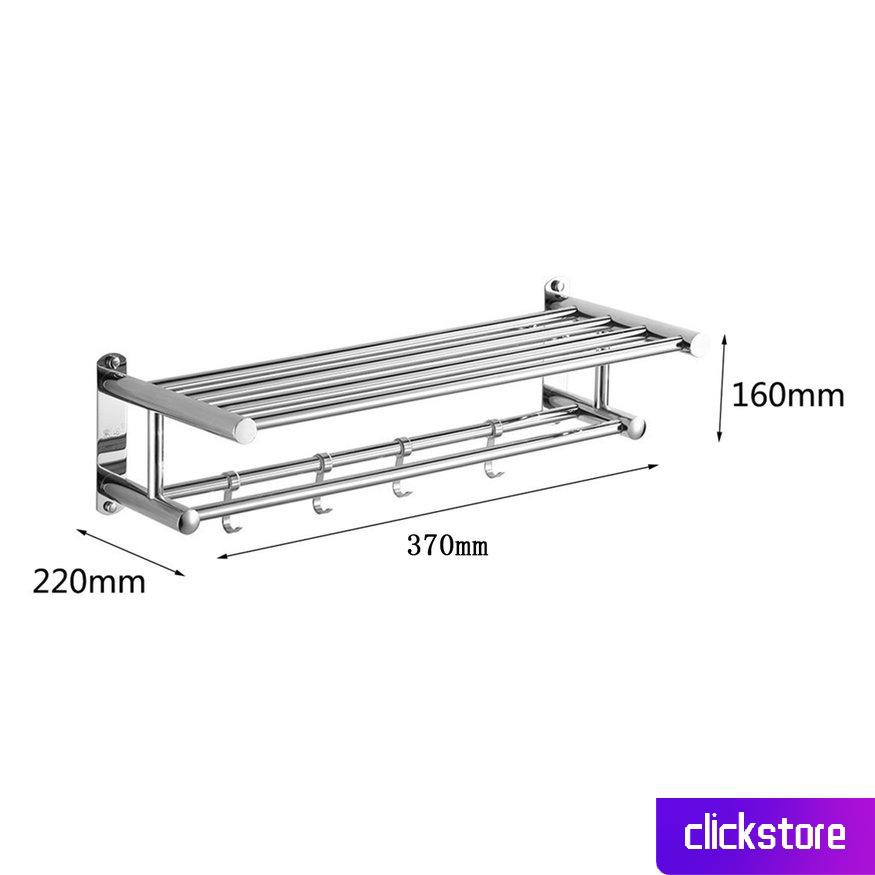 Giá Đỡ Khăn Gắn Tường Bằng Thép Không Gỉ Tiện Dụng Cho Phòng Tắm