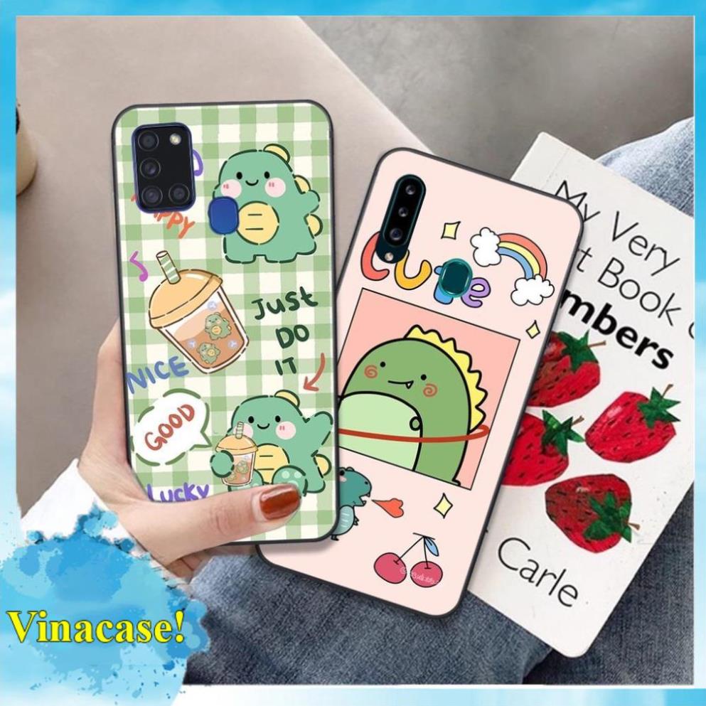 Ốp lưng Samsung Galaxy A20S - A21S in hình khủng long cute