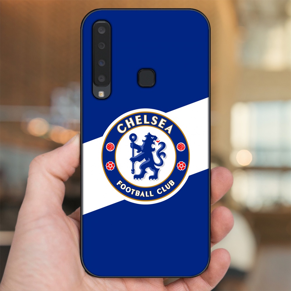 Ốp lưng Samsung A9 2018 viền đen in hình Chelsea FC