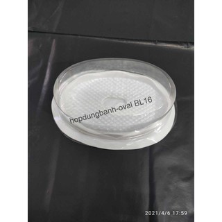 100 hộp Đựng Bánh Oval - H16-BL16