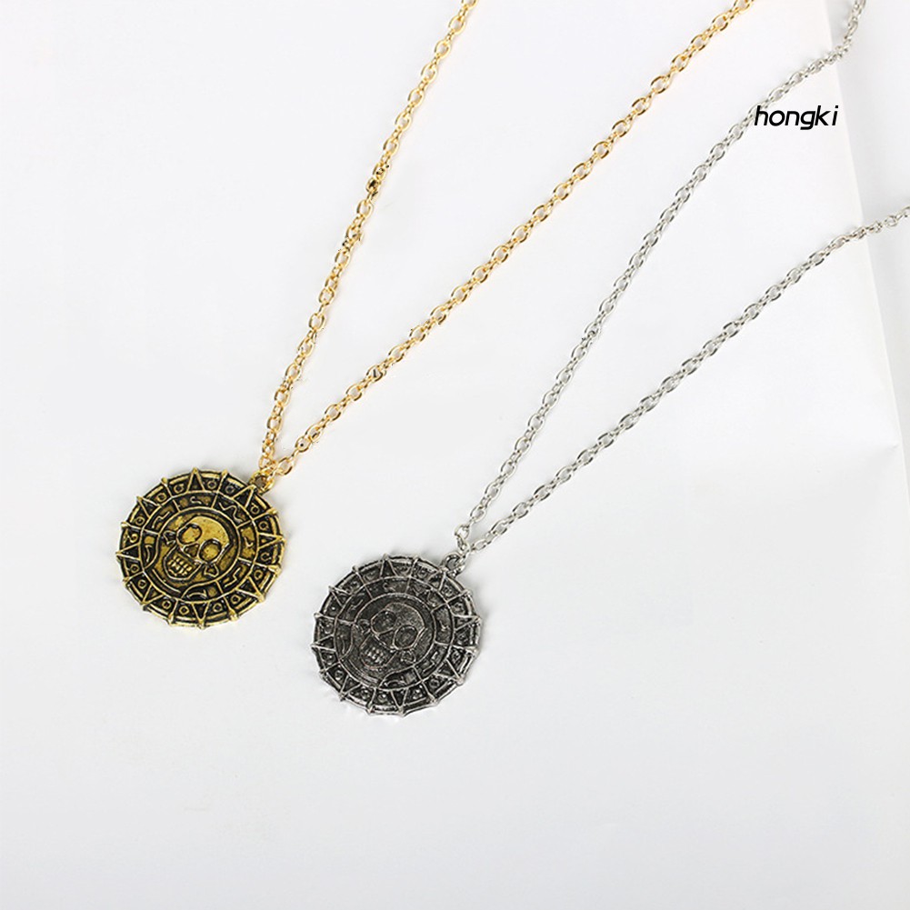 vòng cổ Mặt Hình Đầu Lâu Cướp Biển Thời Trang Dành Cho Nam