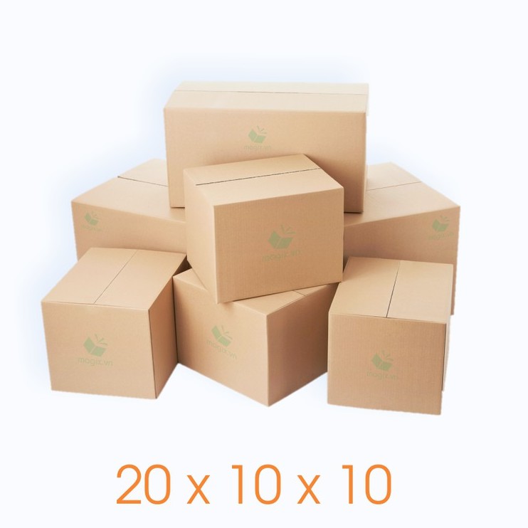 20x10x10 cm - 20 Thùng hộp carton ♥️ FREESHIP ♥️ Giảm 10K Khi Nhập [BAOBITP] - TP20