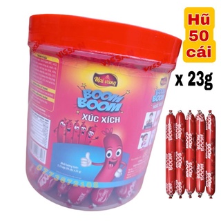 Hũ 50 cây xúc xích boom boom vissan [ 23gx50cây]