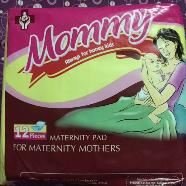 Bỉm Mommy gói 12 miếng băng vệ sinh cho mẹ sau sinh