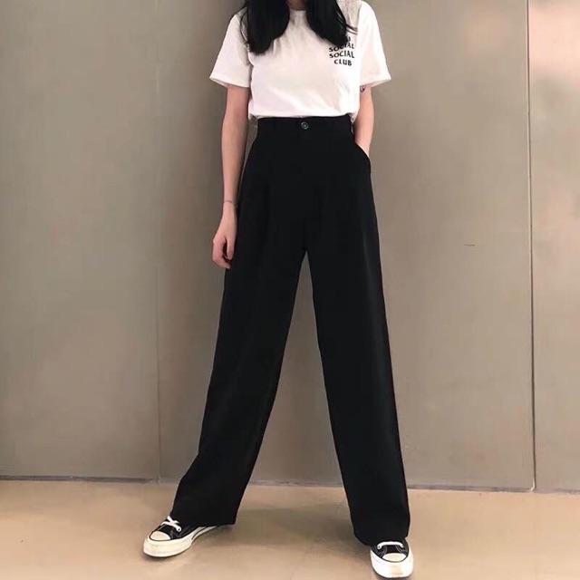 Quần Simple pant Ống Rộng Unisex | WebRaoVat - webraovat.net.vn