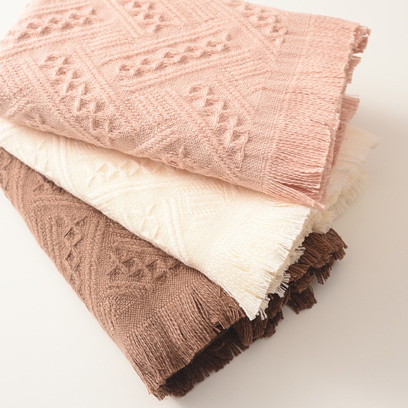 Khăn Tắm Cotton 13 8X29 5 Inch Trang Trí Thắt Nơ Xinh Xắn