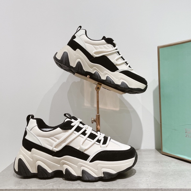 Giày thể thao sneaker pha viền đế cao siêu nhẹ fullbox hàng quảng châu cao cấp