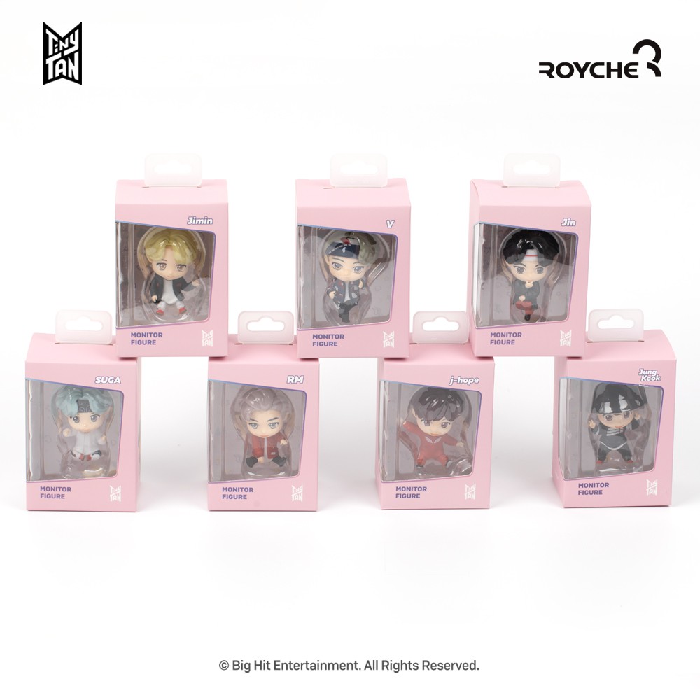 Mô hình BTS Tiny Tan Monitor Figures BT21 nhập khẩu từ thương hiệu Royche Beens Company