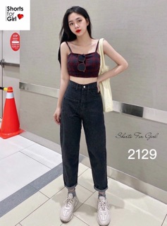 Quần Baggy Xám Đen