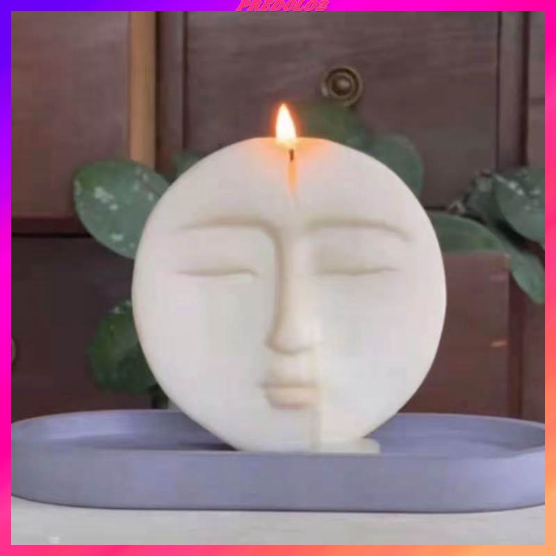 Candle Resin Mould Aromatherapy Wax Plaster Mold DIY Face Silicone Soap Mold