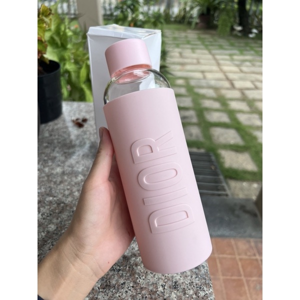Bình nước nóng lạnh thủy tinh Dior vip gift 550ml