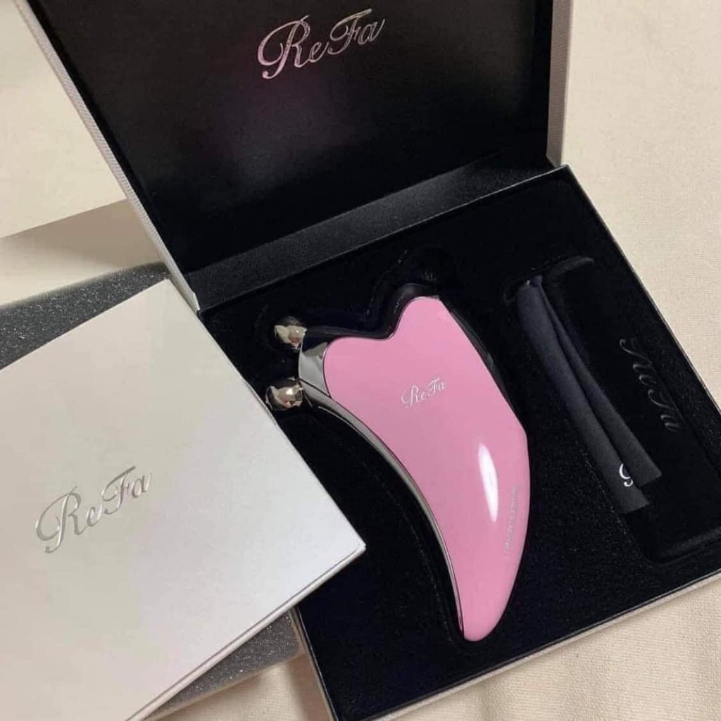 Máy Massage Nâng Cơ REFA Caxa Ray Pink| Massage, Nâng Cơ, Bấm Huyệt, Hàng Nhật