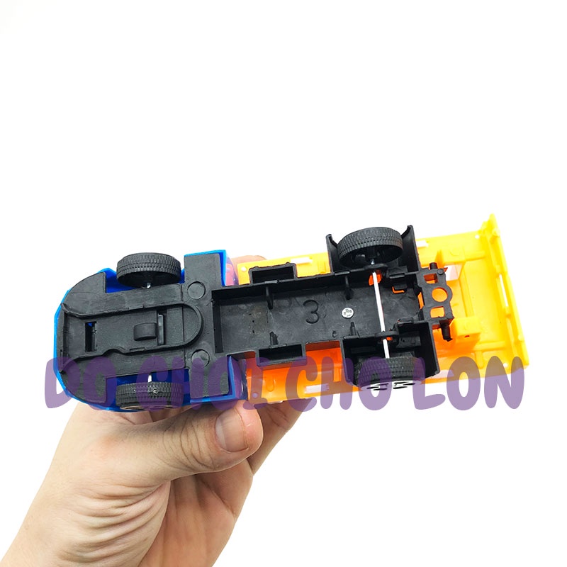 Đồ chơi xe tải chở thú 4 bánh mini chạy trớn cót đà 3330A