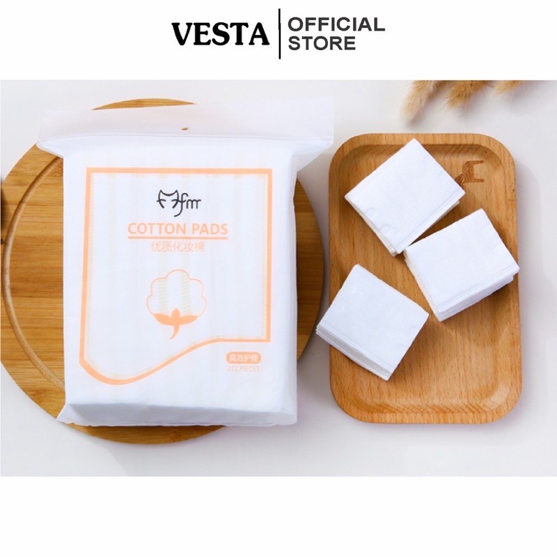 GÓI BÔNG TẨY TRANG 3 LỚP COTTON PADS 222 MIẾNG SIÊU TIẾT KIỆM | BigBuy360 - bigbuy360.vn