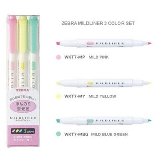 Set Hồng 3 cây Zebra Mildliner Highlighter