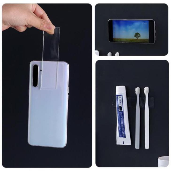 Cuộn Keo⚡Siêu Dính⚡Cuộn Keo Dính Nano 2 Mặt Trong Suốt Bản Dày 2mm