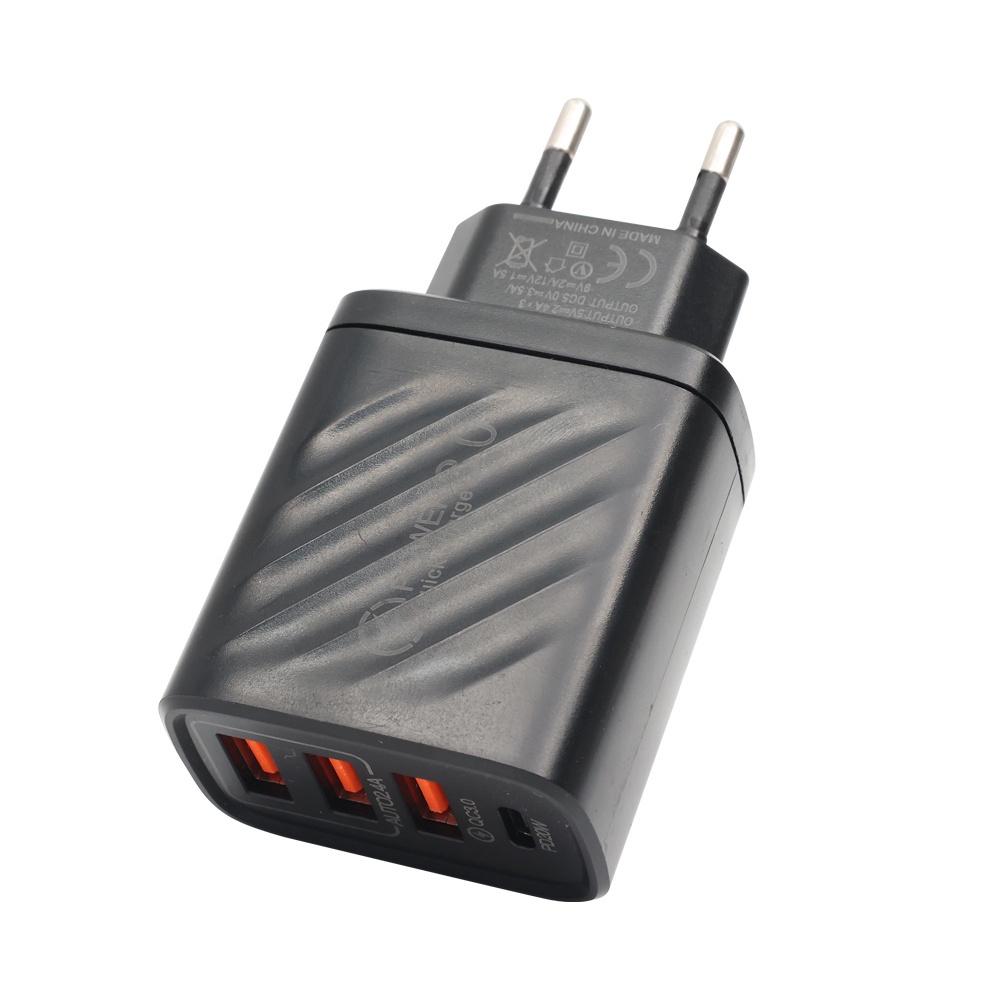 Củ Sạc Nhanh 10W 4 Cổng USB Phích Cắm US EU Cho iPhone Và Android