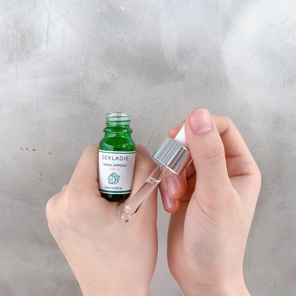 Chấm mụn Derladie tràm trà Herbal Ampoule For Blemish xẹp mụn khô còi 10ml - Từ Hảo