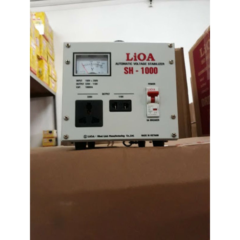 Ổn áp 1pha LIOA SH-1000 II 1.0kvA điện áp vào 150V-250V