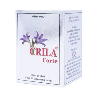 Viên uống Crila forte- Hỗ Trợ U Xơ Lành Tính Và Phì Đại Tuyến Tiền Liệt