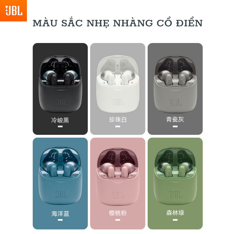 Tai nghe bluetooth JBL Tune 220 bản QUỐC TẾ bass treble đỉnh cao tai nghe không dây JBL chống ồn dùng cho IOS Android