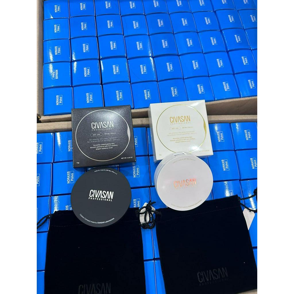 Phấn Cushion Civasan che khuyết điểm, kiềm dầu chống thấm nước kiểm soát dầu