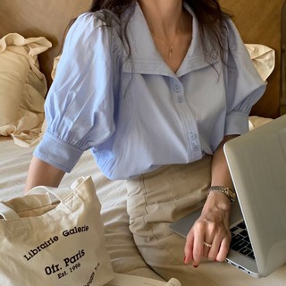 Áo sơ mi tay bồng vivi , Peace House Clothing