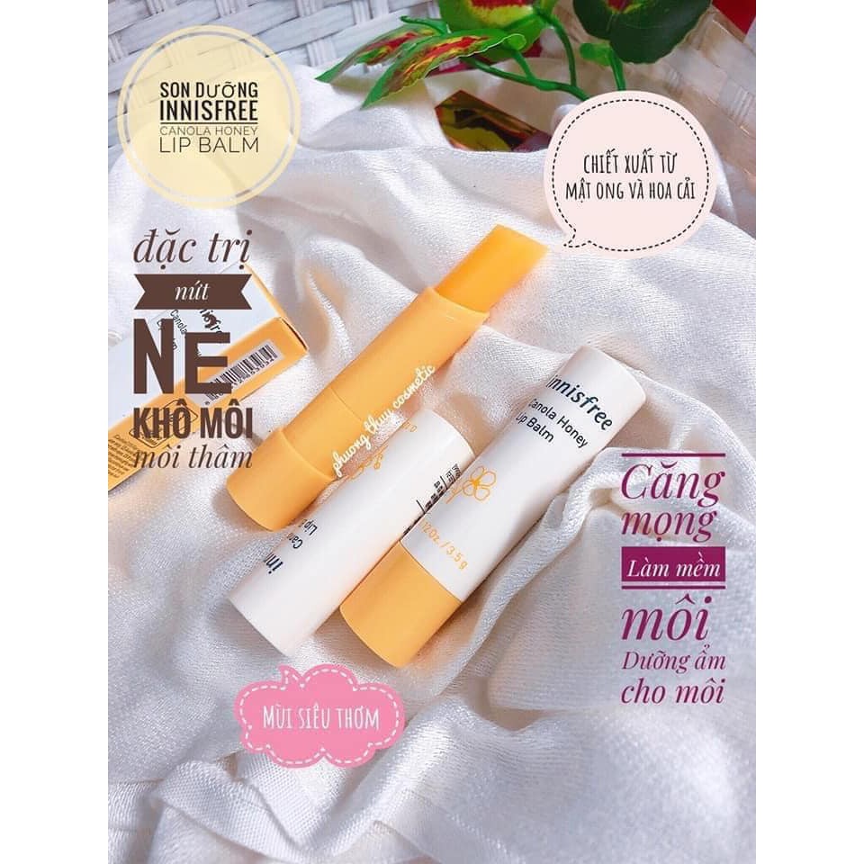 Son dưỡng Innisfree Canola Honey Lip Balm bản mới 2020