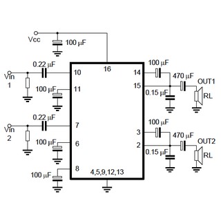 2 IC Khuếch Đại Âm Thanh EA2025B