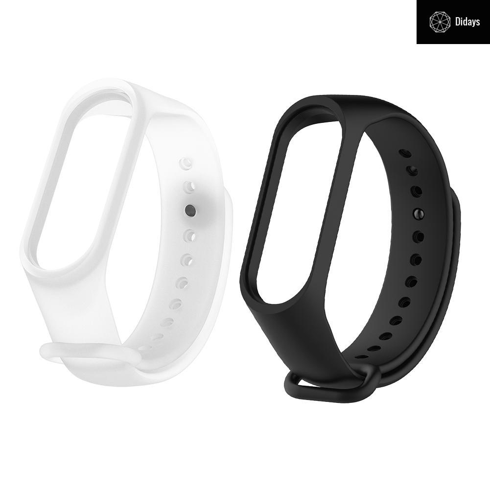 Dây Đeo Bằng Silicone Cho Đồng Hồ Thông Minh Xiaomi Miband 3 4 H1