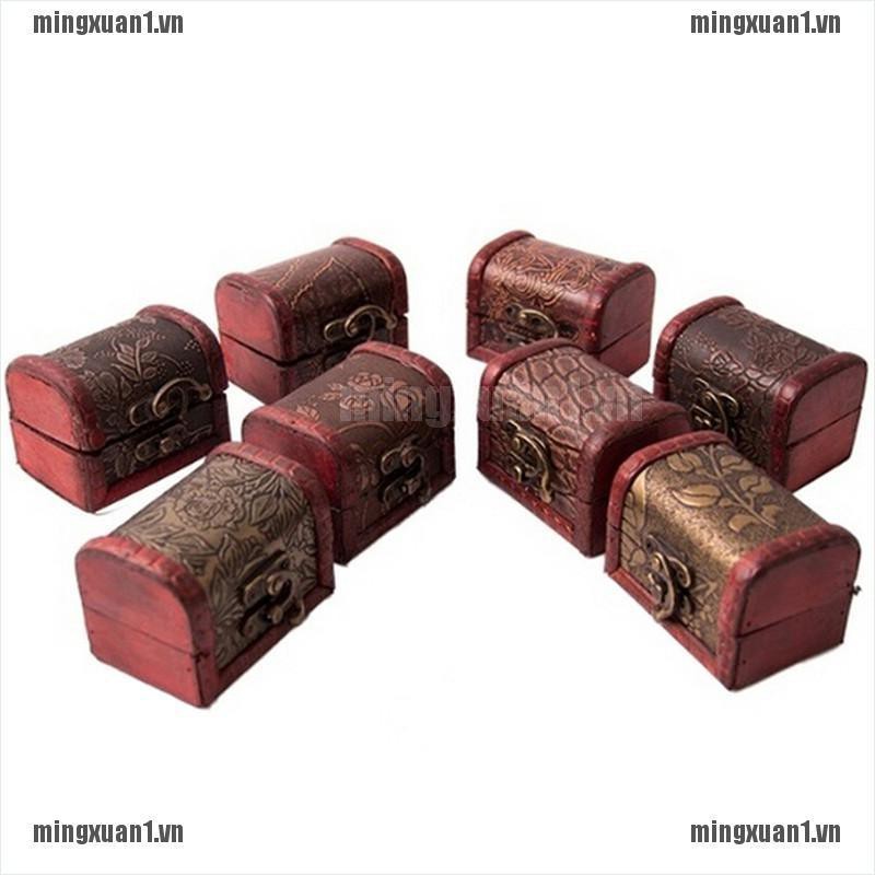 Hộp Đựng Trang Sức Bằng Gỗ Phong Cách Vintage