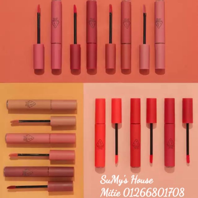 SON 3CE VELVET LIPSTICK TINT HÀN QUỐC