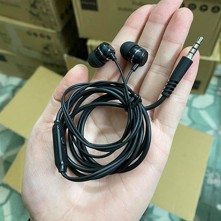 Tai nghe Sendem V11 chính hãng, có mic thoại, chân tròn jack 3.5 cho nhiều dòng điện thoại