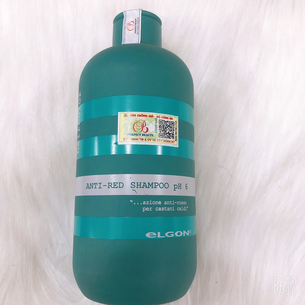 Dầu gội tím khử ánh vàng và dầu gội xanh khử ánh sắc cam ELGON 300ML