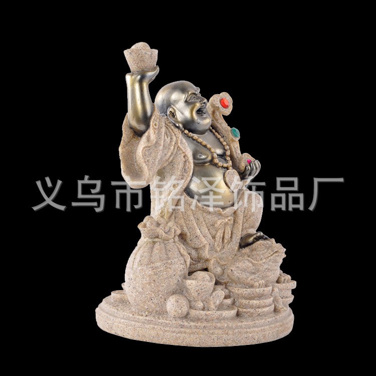 Tượng Phật Di Lặc Bằng Nhựa Resin Dùng Trang Trí Nhà Cửa