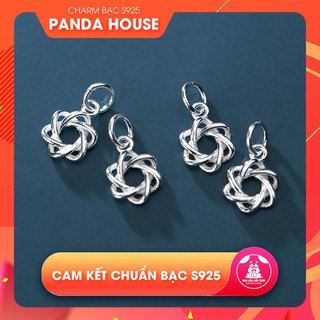 💖 Charm bạc s925 hình vòng nguyệt quế (charm treo) size 13*9*2mm - Panda House