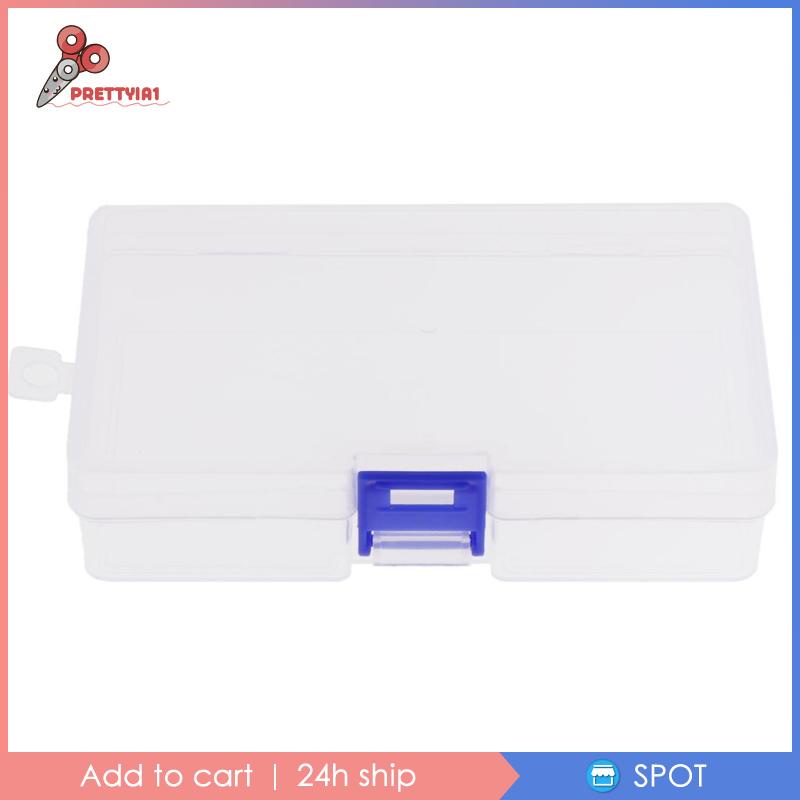 Hộp Nhựa Trong Suốt 19.5x7.8x4cm Có Nắp Đậy Tiện Dụng