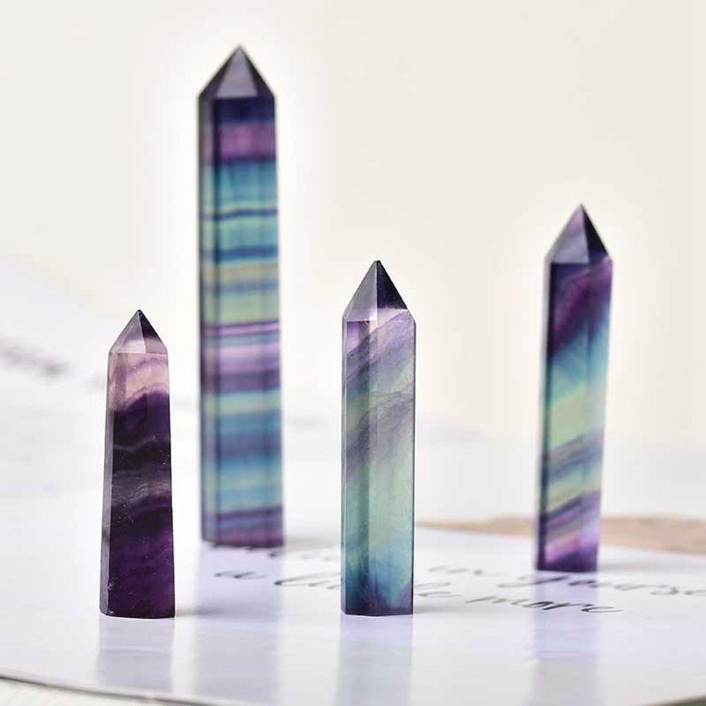 Đá Fluorite Lục Giác Tự Nhiên 4-7CM