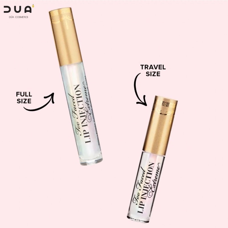 Son bóng kích dày môi Too Faced Deluxe Lip Injection Extreme Lip Plumper