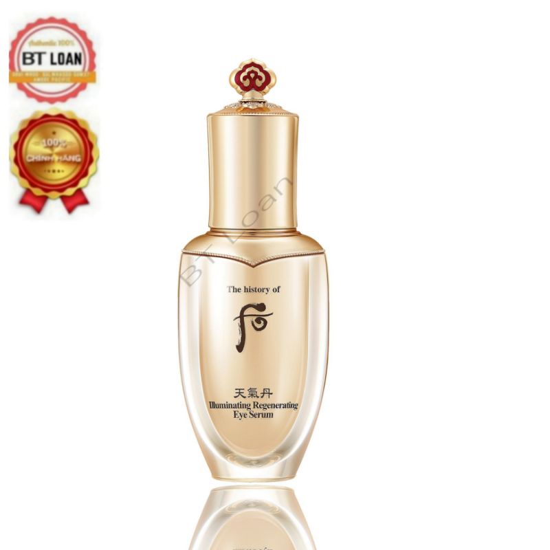 Tinh chất serum mắt trẻ hóa da chống nhăn mờ thâm, sáng da vùng mắt Whoo Cheongidan Illuminating Regenerating Eye Serum