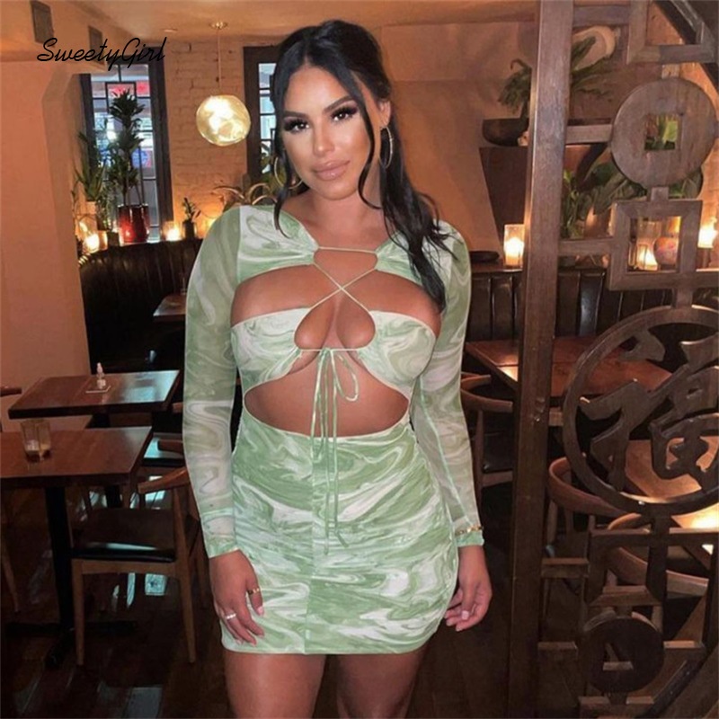 Đầm Tay Dài Dáng Ôm Thiết Kế Độc Đáo Thời Trang Cho Nữ