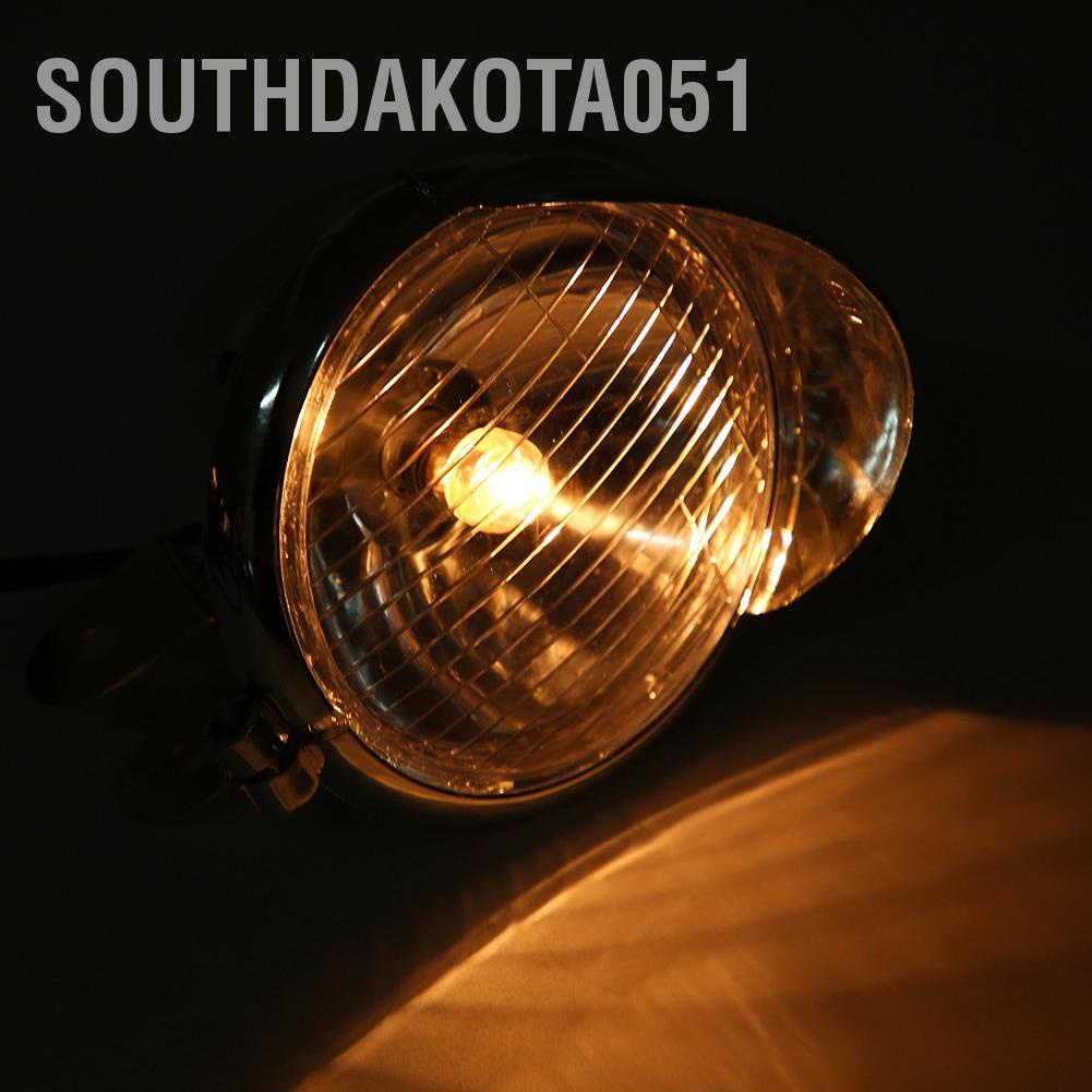 Hàng HOT Đèn pha sương mù Retro trợ sáng cho Xe máy Universal DC 12V 【Southdakota051】