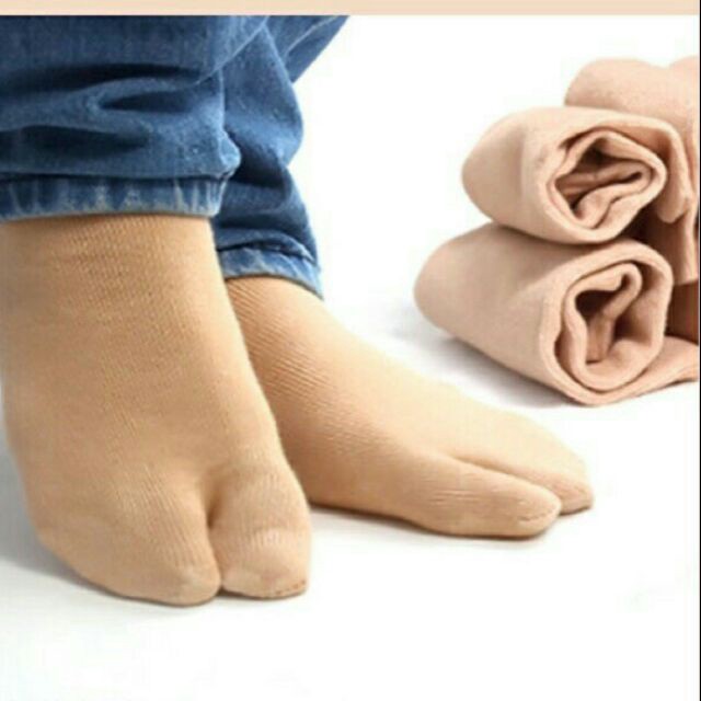 Tất Nữ xỏ ngón chống nắng, Tất Cổ Cao Da Chân Vải cotton dày dặn, mềm mịn cực êm chân LISU-TATNGON-GVGLUNG PK008