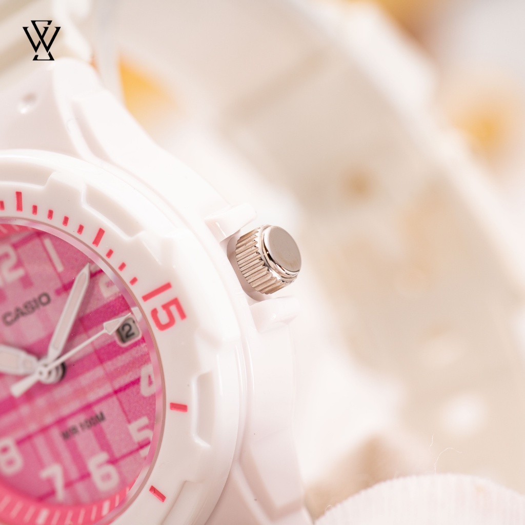 Đồng Hồ Quartz Cho Bé Gái Casio WATCHSTORE LRW-200H-4CVDF Thiết Kế Mặt Kính Tròn 34mm, Vỏ Và Dây Đeo Bằng Nhựa Bền Bỉ