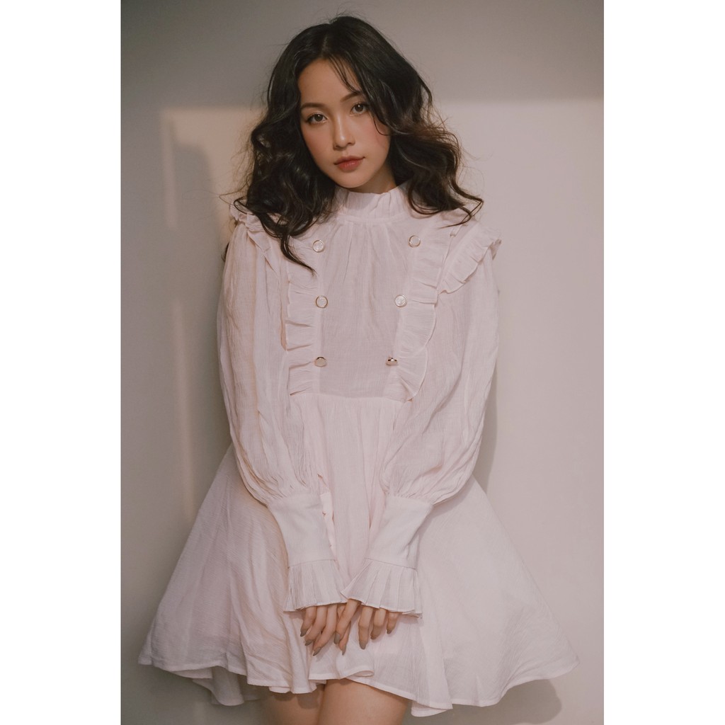 Đầm ngắn xoè - bèo nhún - công chúa - Hoa Đào Minidress | BigBuy360 - bigbuy360.vn