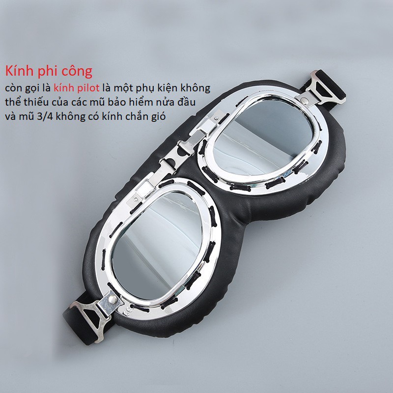 Kính phi công UV400 gắn mũ nón bảo hiểm nhiều màu, đủ màu theo sở thích (tráng gương, bạc, vàng, trong, đen, trà,...)