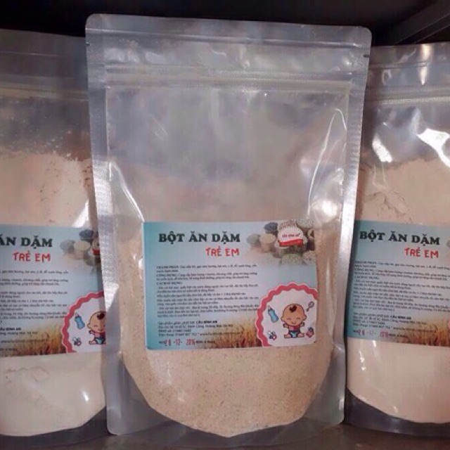 1kg bột ăn dặm thô Cầu Bình An