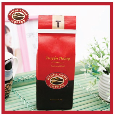 Cafe Rang xay Nguyên chất Highlands Coffee Truyền thống 200g | BigBuy360 - bigbuy360.vn